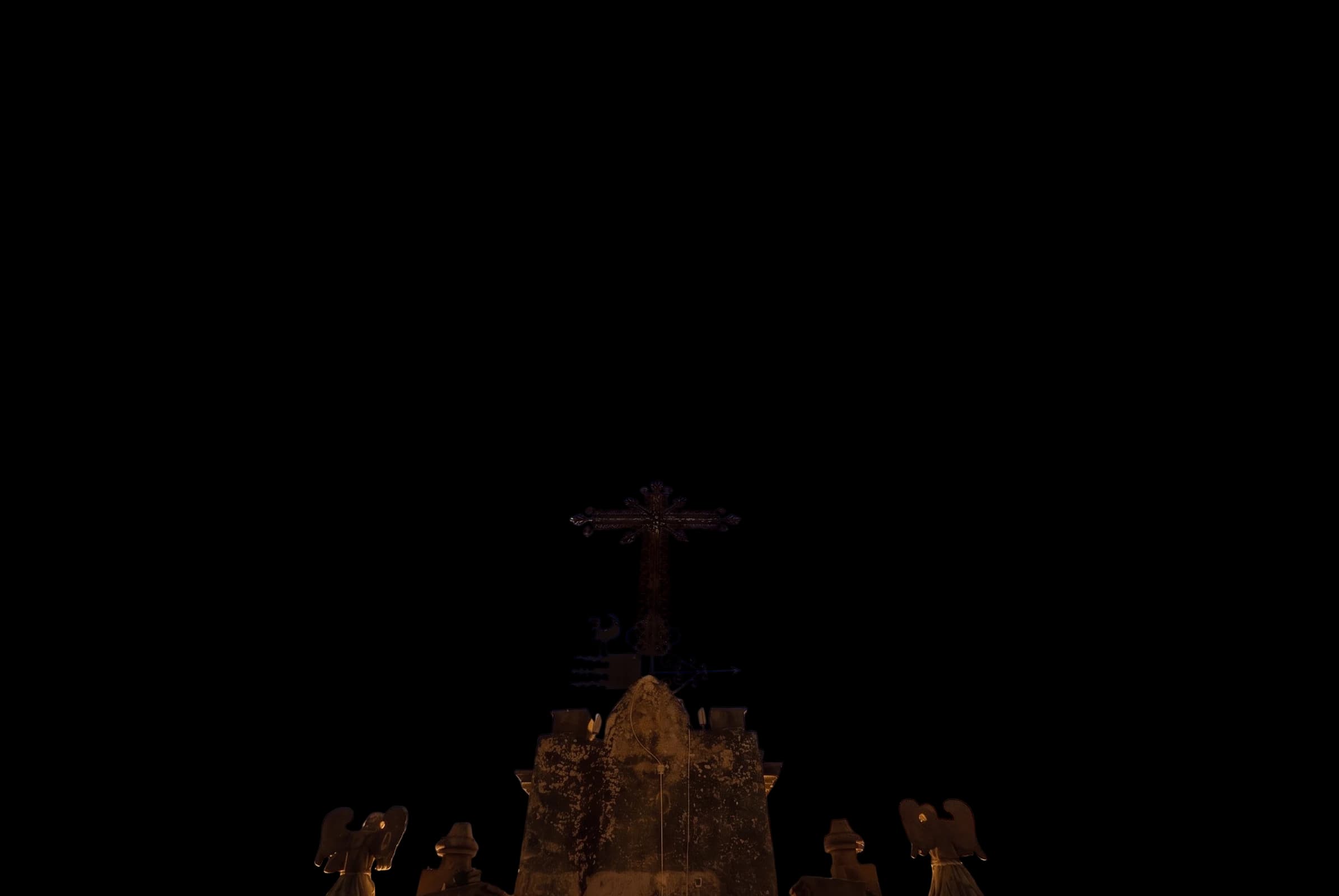 Cruz de hierro forjado